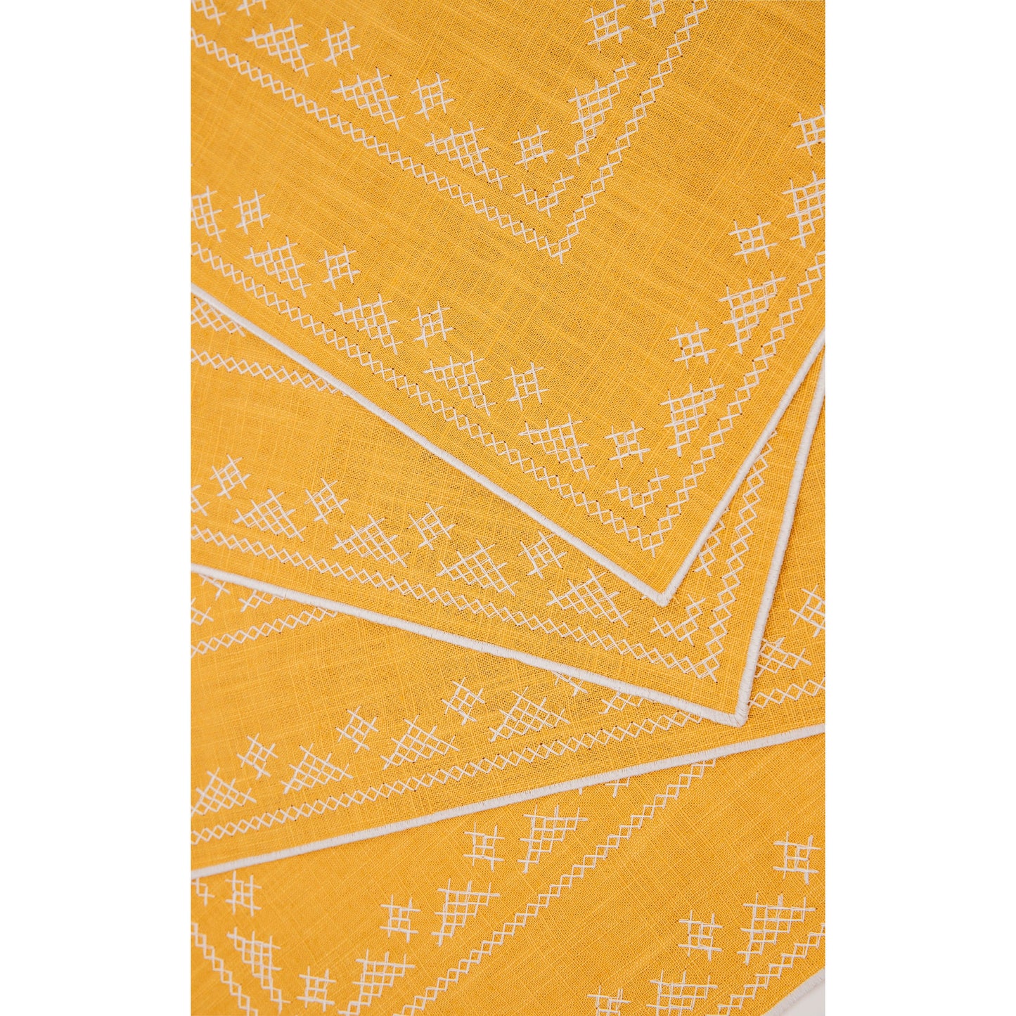 Pedralbes Placemats in Marigold – Set of 4