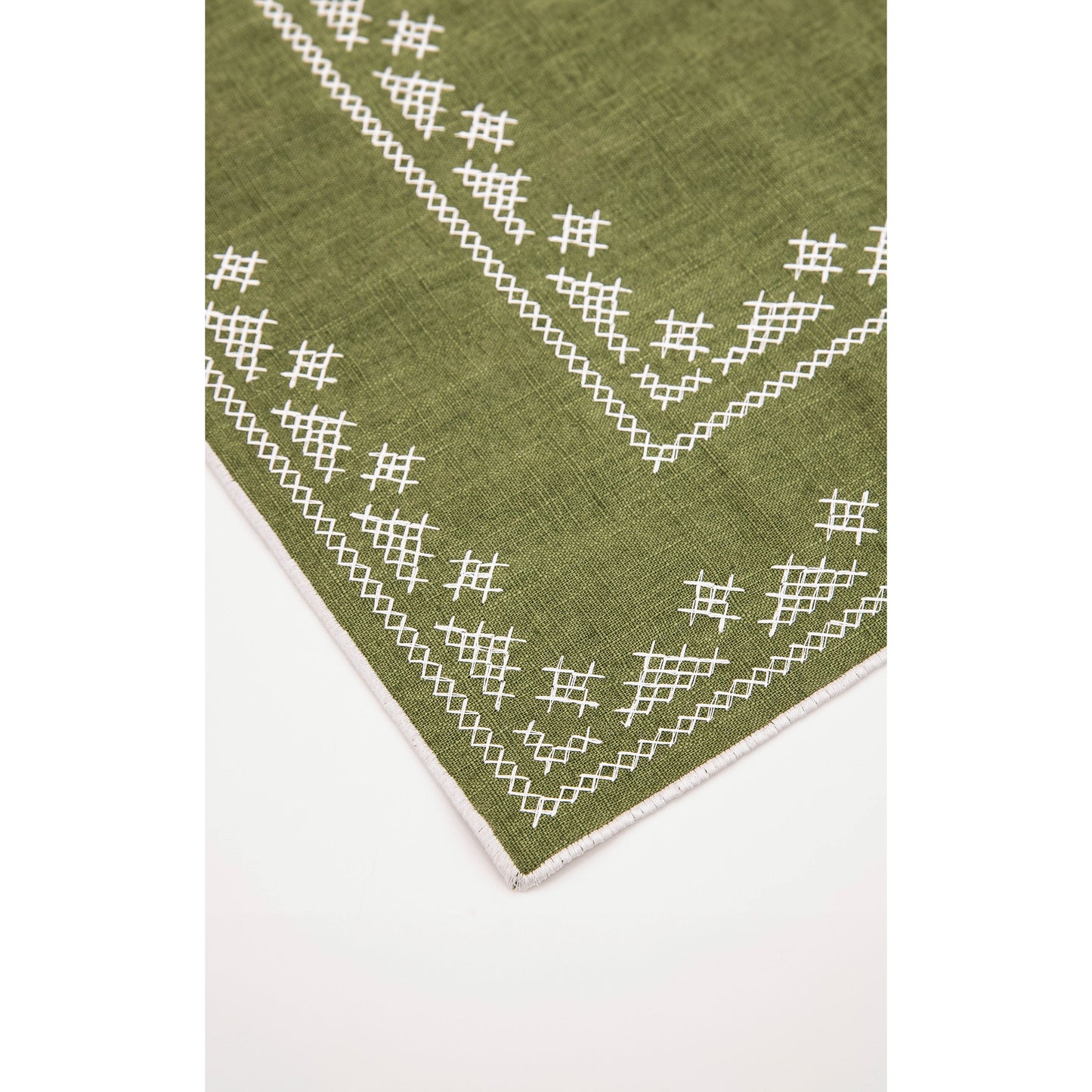 Pedralbes Placemats in Olive – Set of 4