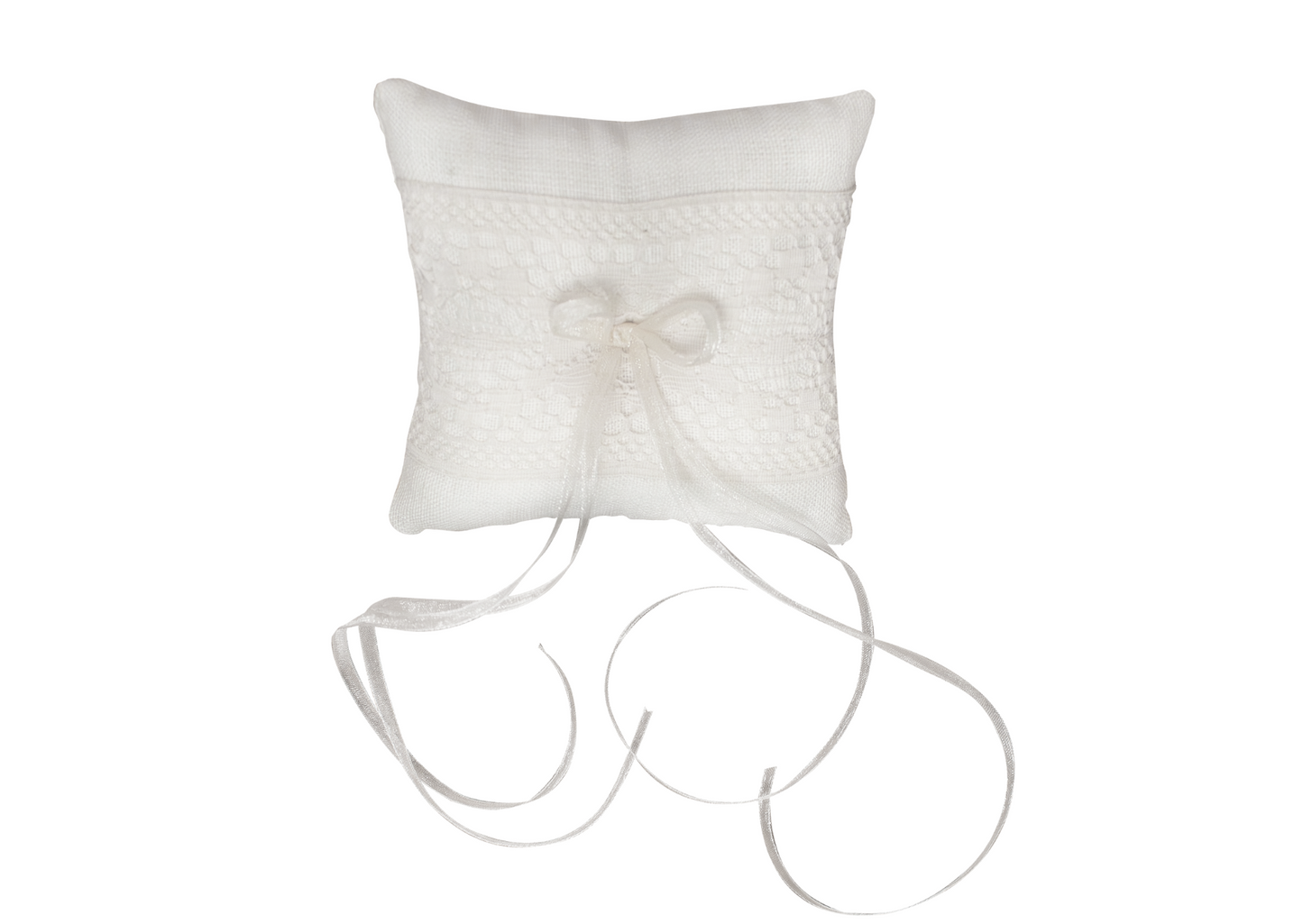 Ivory Lace Ring Pillow