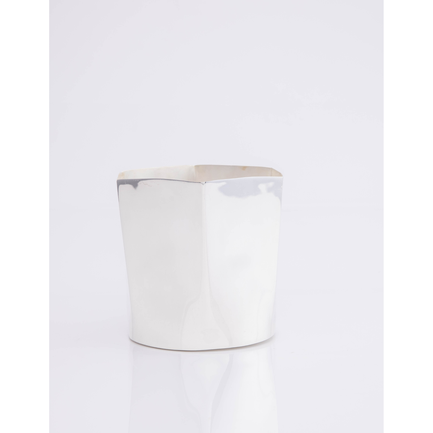 Hexagon Silver-Plated Ice Bucket