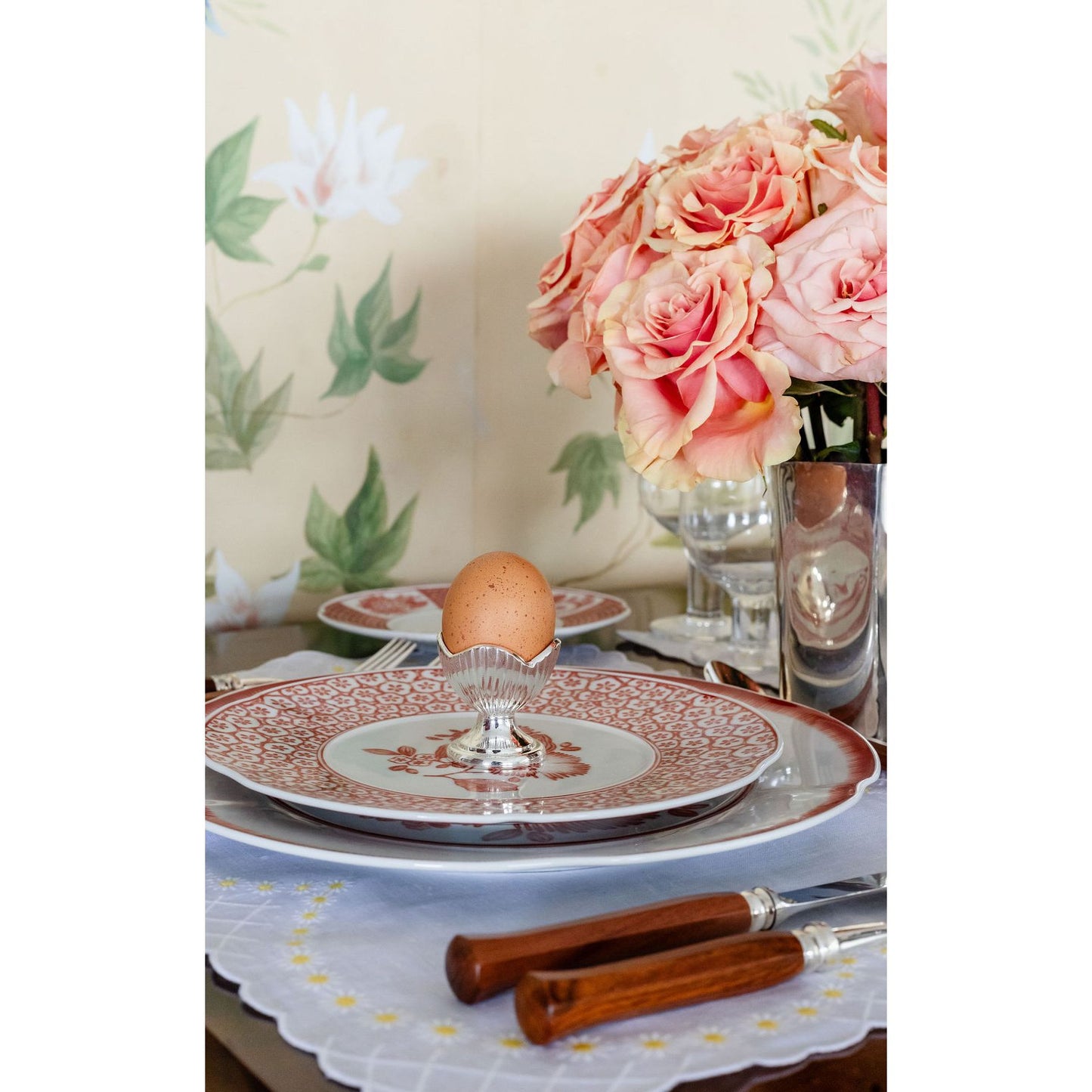 Daisy Placemat in White