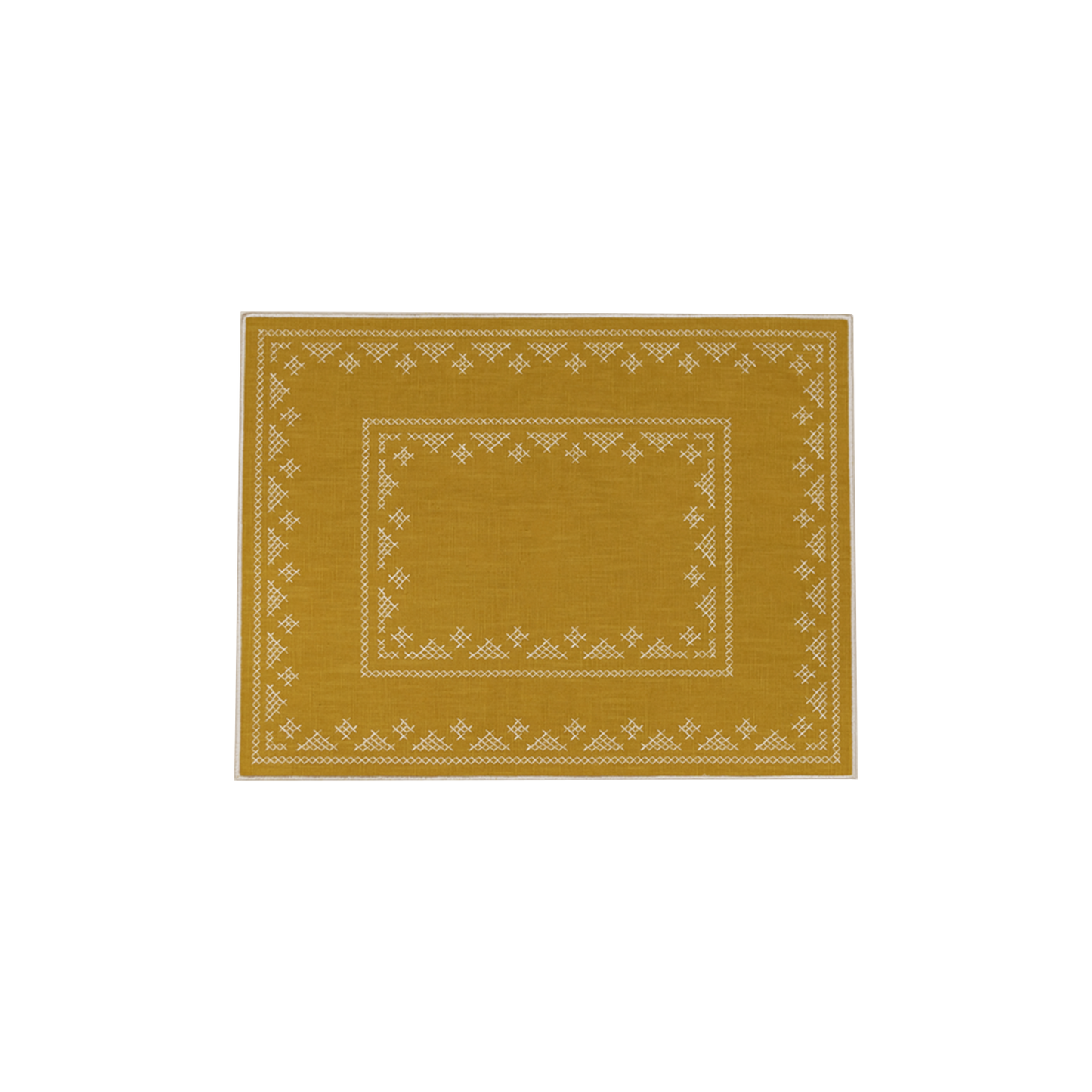 Pedralbes Placemats in Marigold – Set of 4