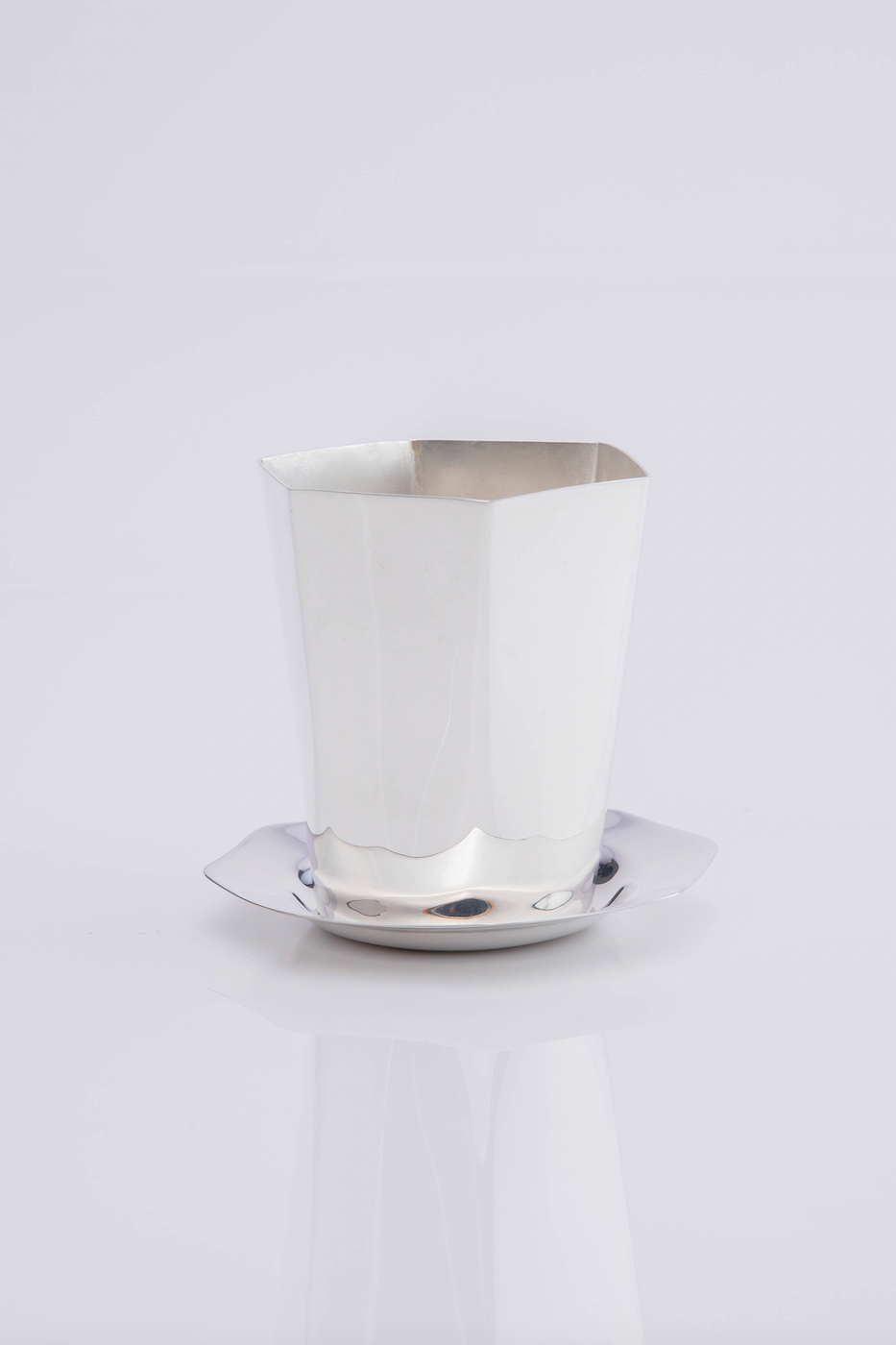 Hexagon Silver-Plated Small Tumbler