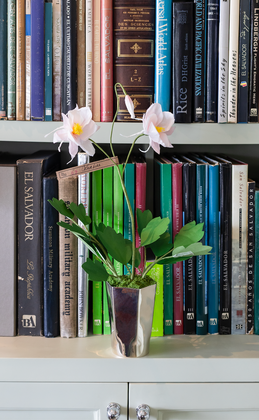 Paper Columbine in Blush by The Green Vase