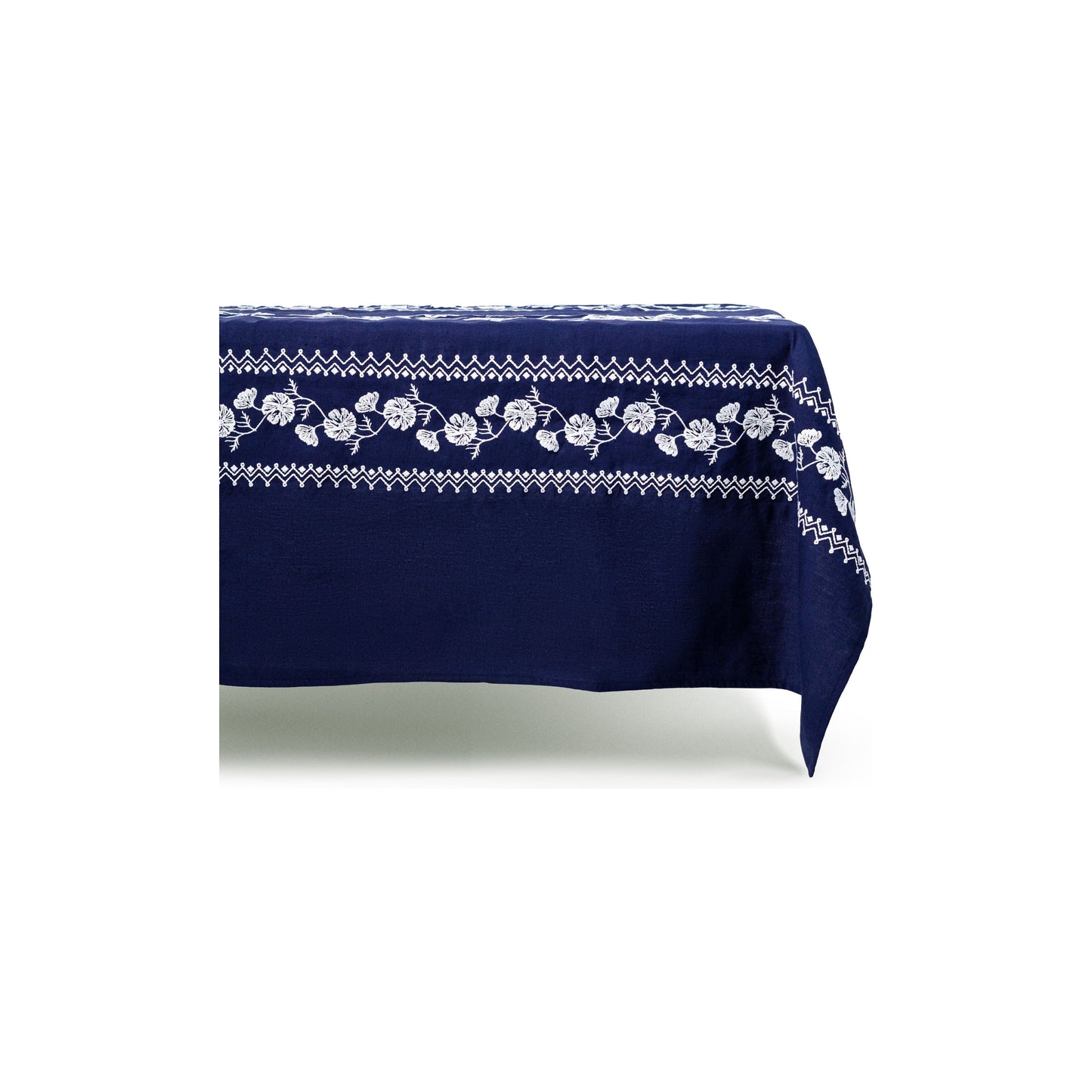 Cosmo Navy Rectangular Tablecloth