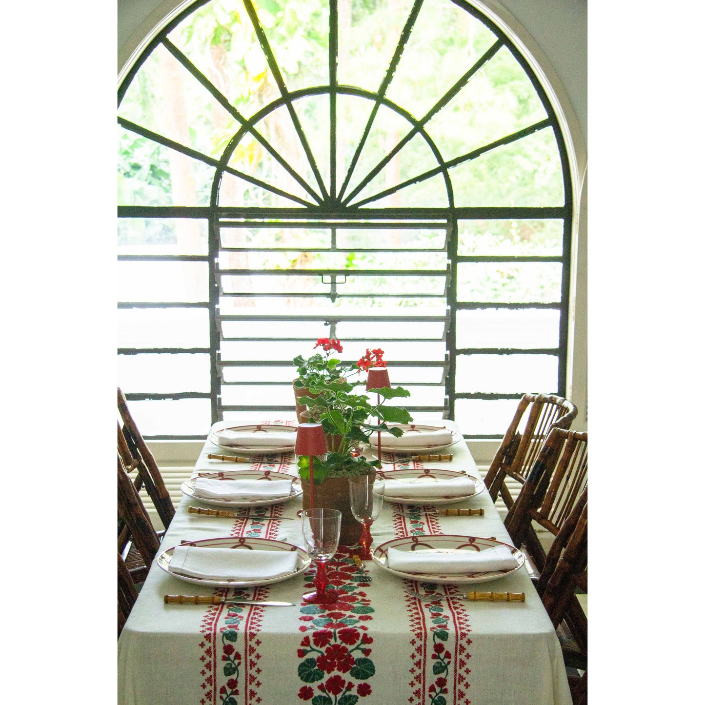 Geranio Rectangular Tablecloth