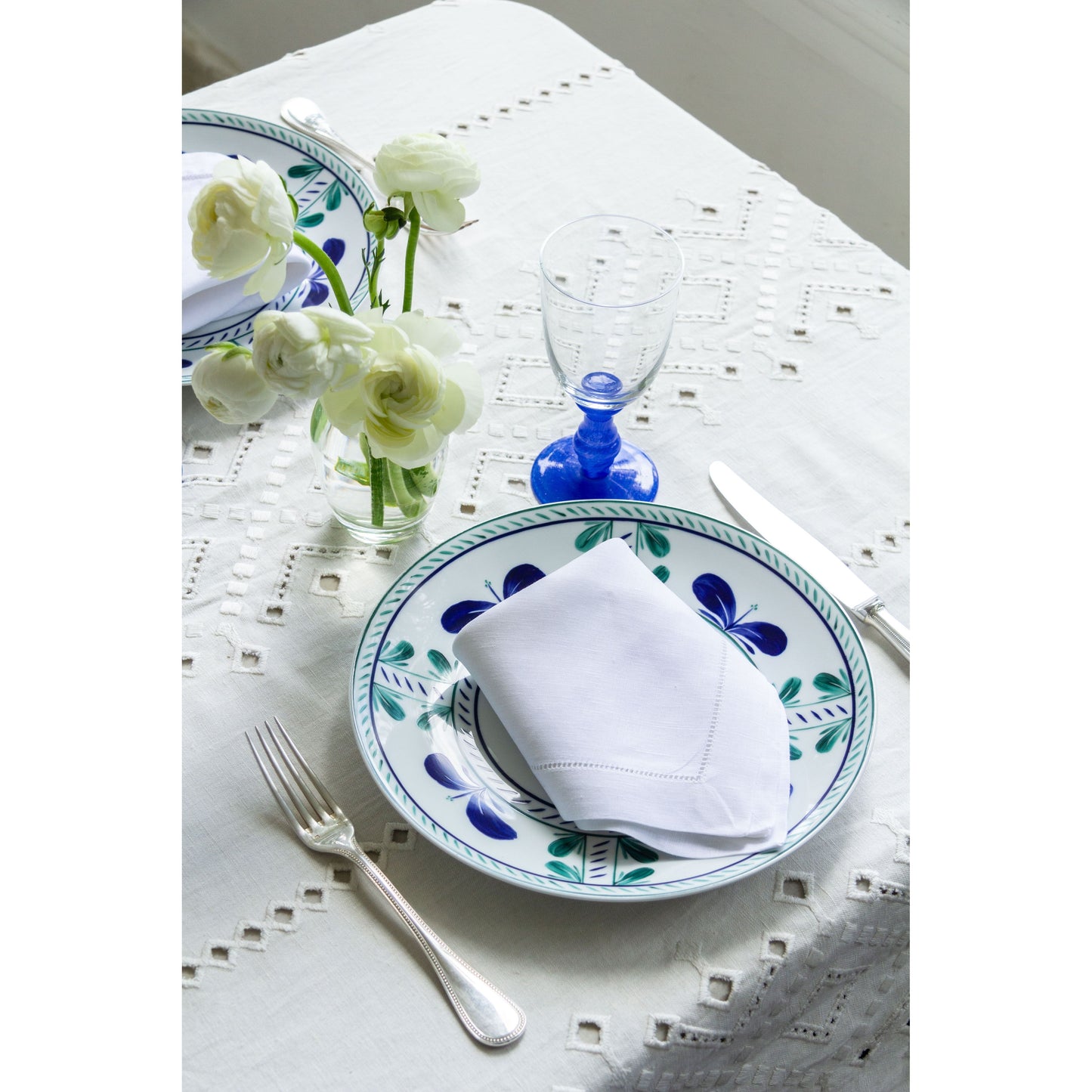 Ojete White Rectangular Tablecloth