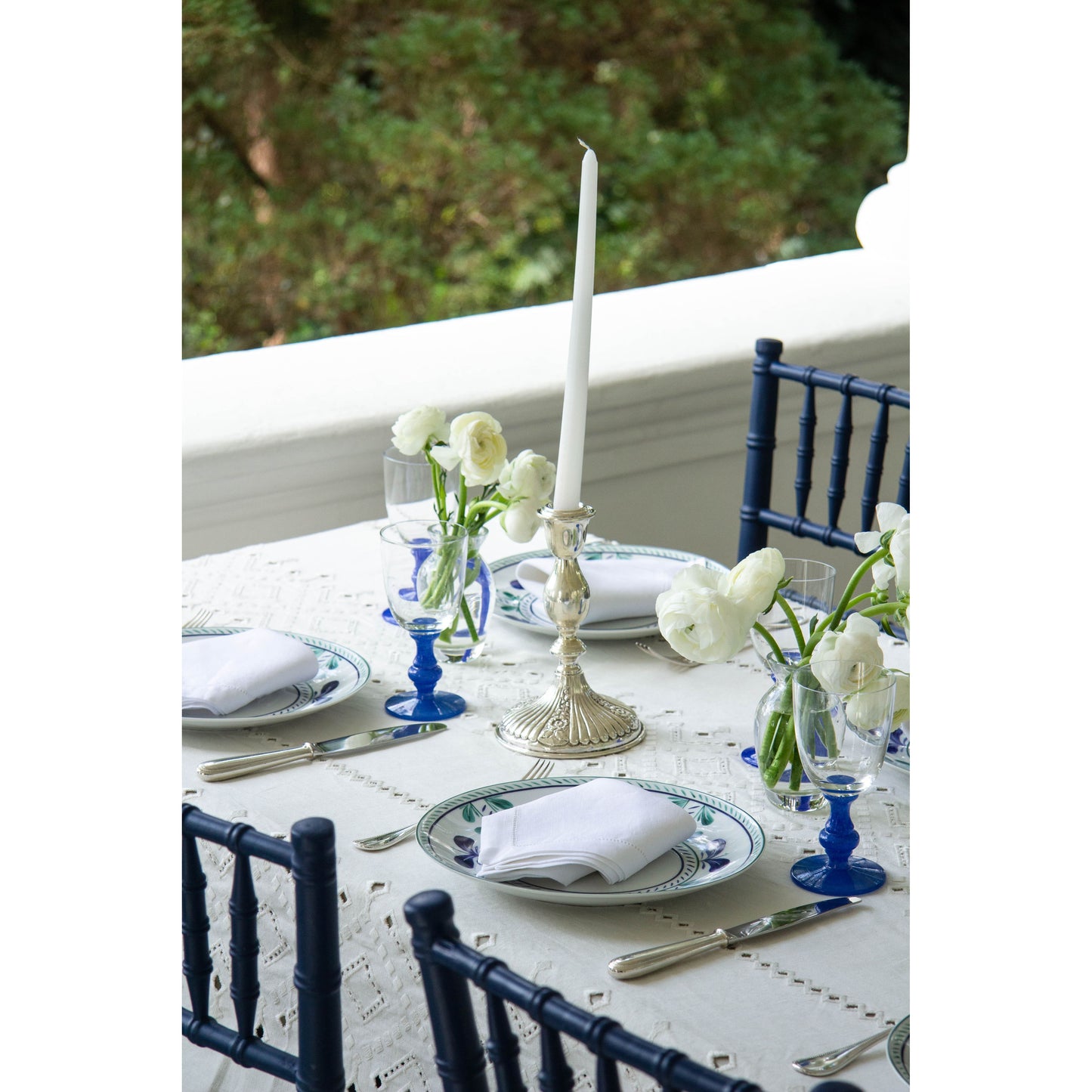 Ojete White Rectangular Tablecloth