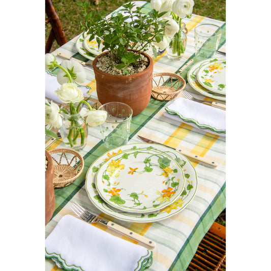 Multicolor Plaid Rectangular Tablecloth