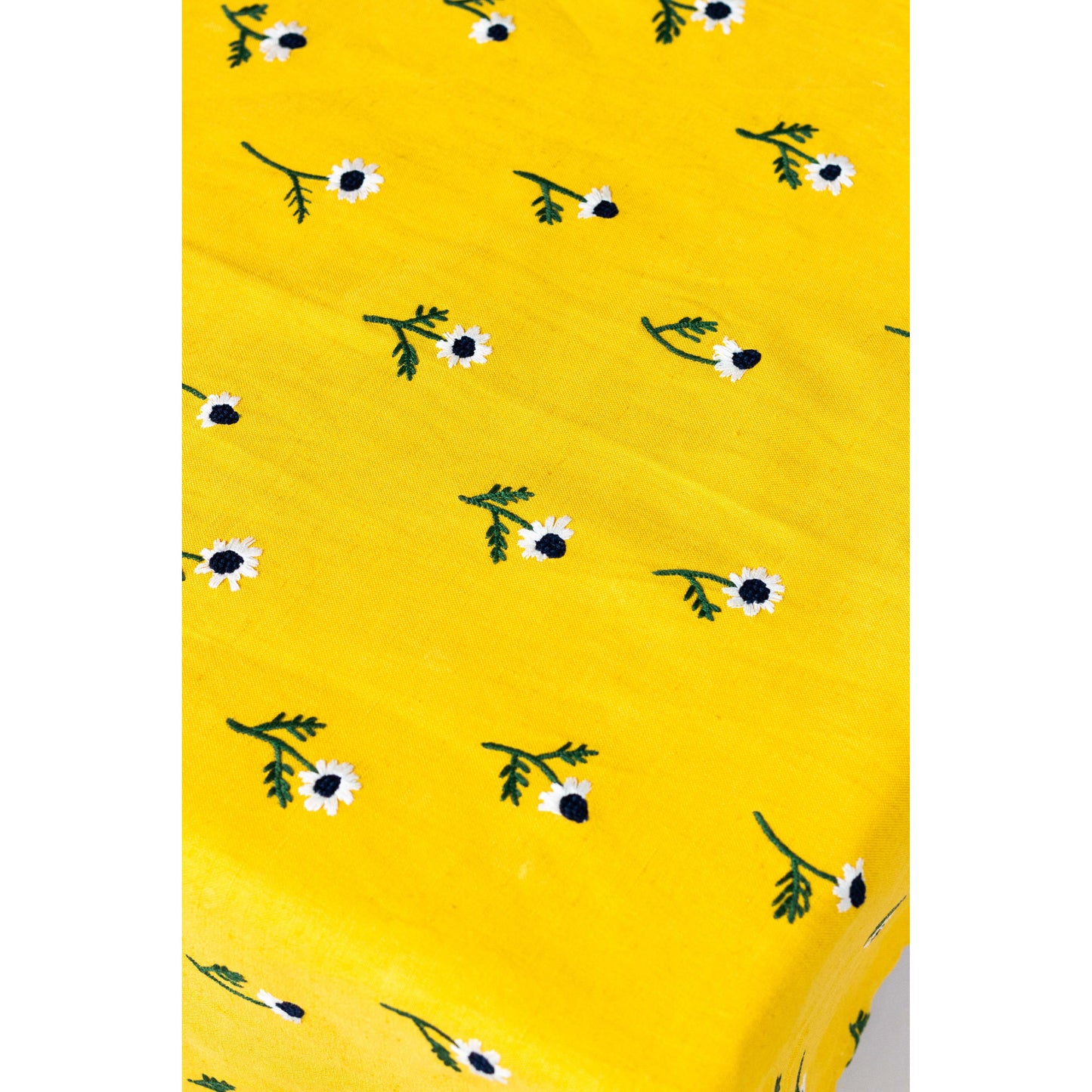 Manzanilla Mustard Rectangular Tablecloth