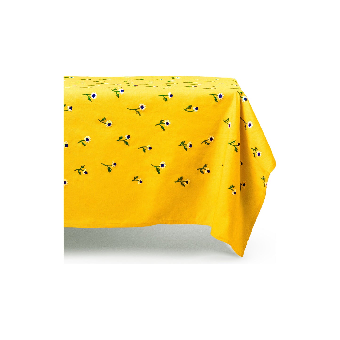 Manzanilla Mustard Rectangular Tablecloth