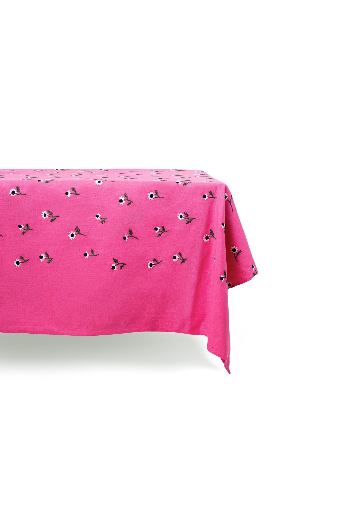Manzanilla Bougainvillea Rectangular Tablecloth for 6