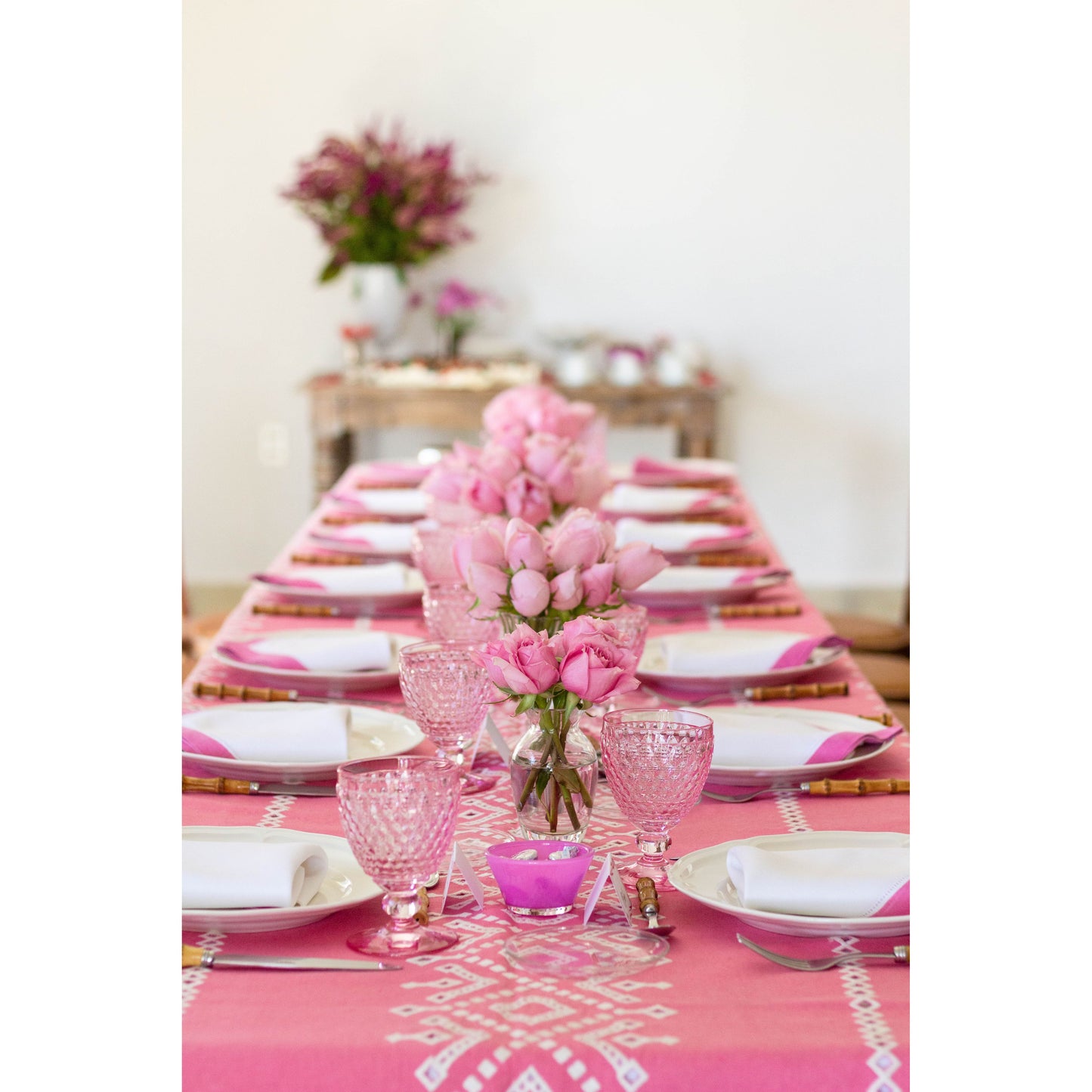 Ojete Bougainvillea Rectangular Tablecloth
