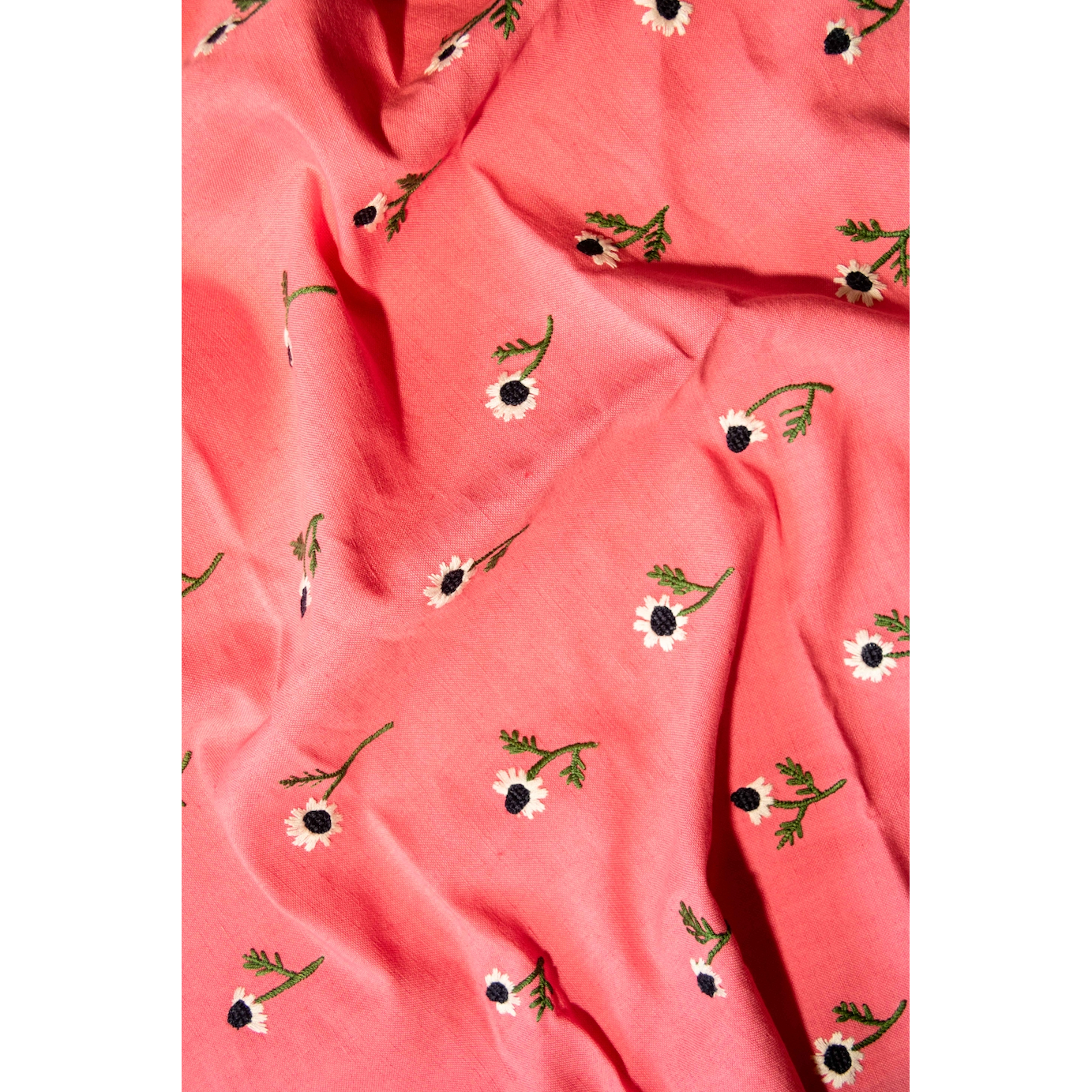 Manzanilla Embroidery Fabric in Bougainvillea