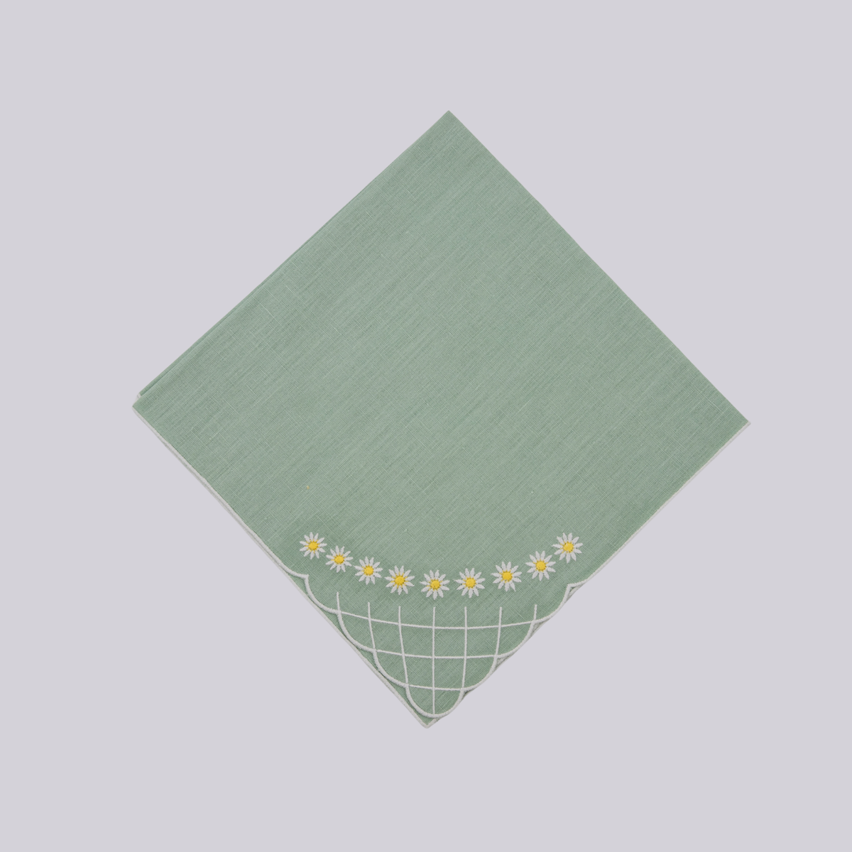 Daisy Dinner Napkin Celadon