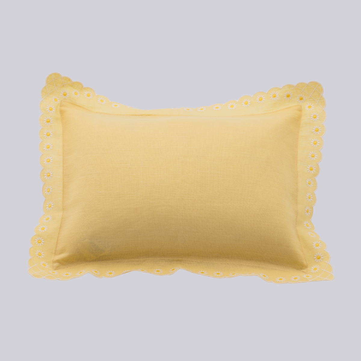 Daisy Boudoir Sham in Yellow
