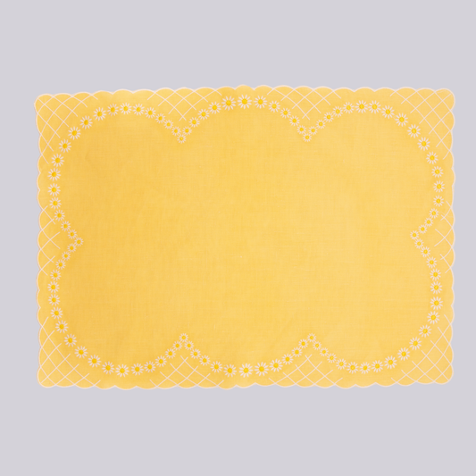 Daisy Placemat in Yellow