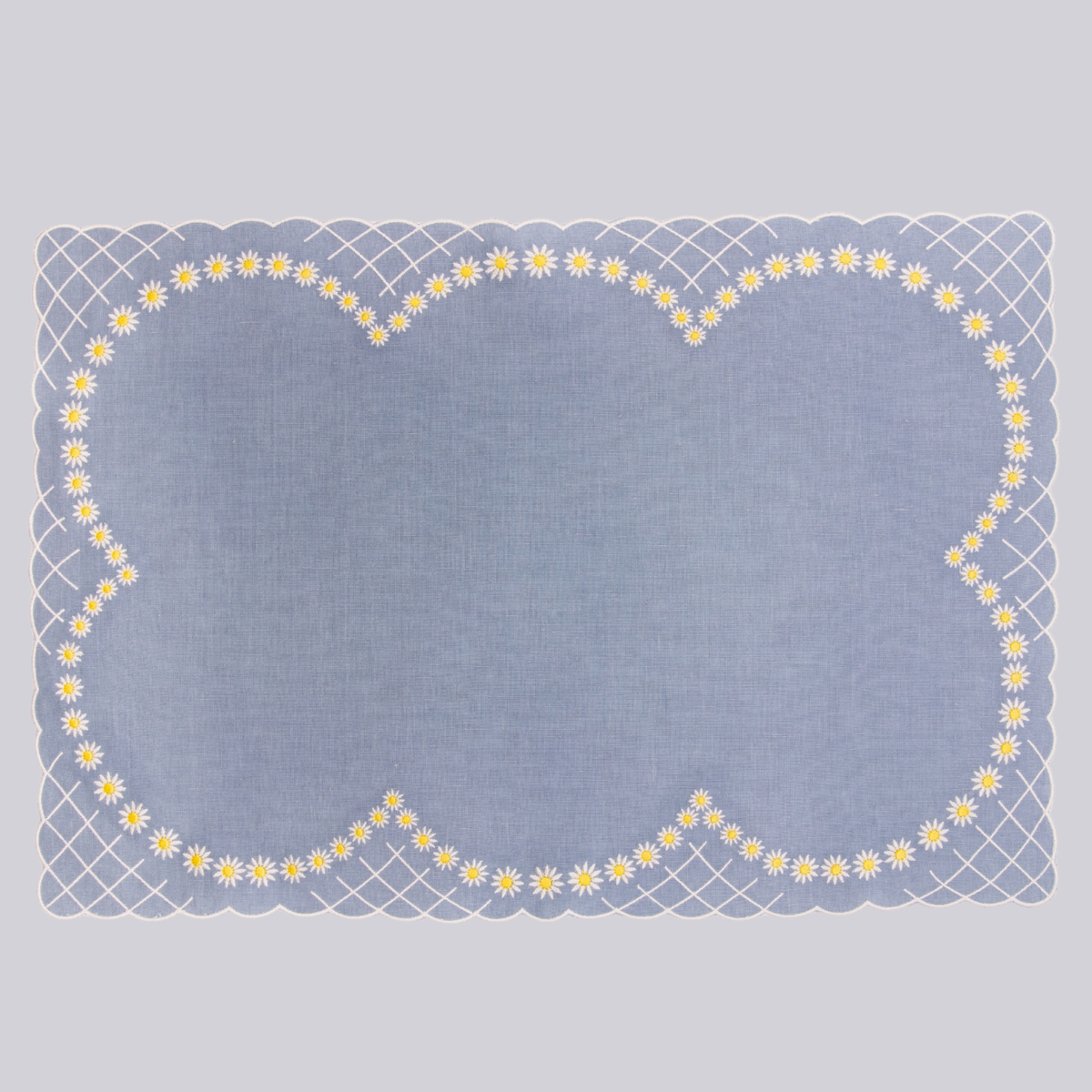 Daisy Placemat in Blue