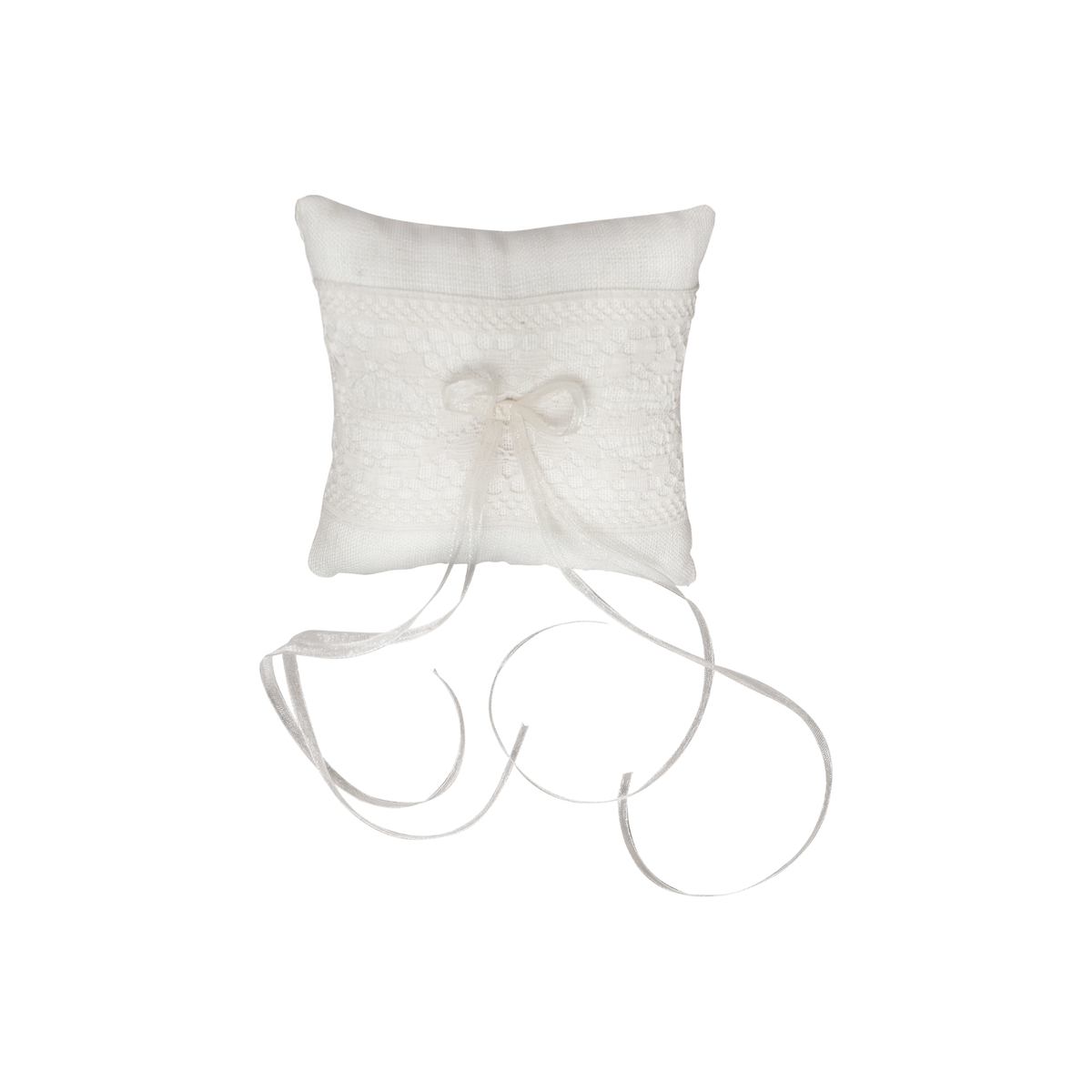 Ivory Lace Ring Pillow
