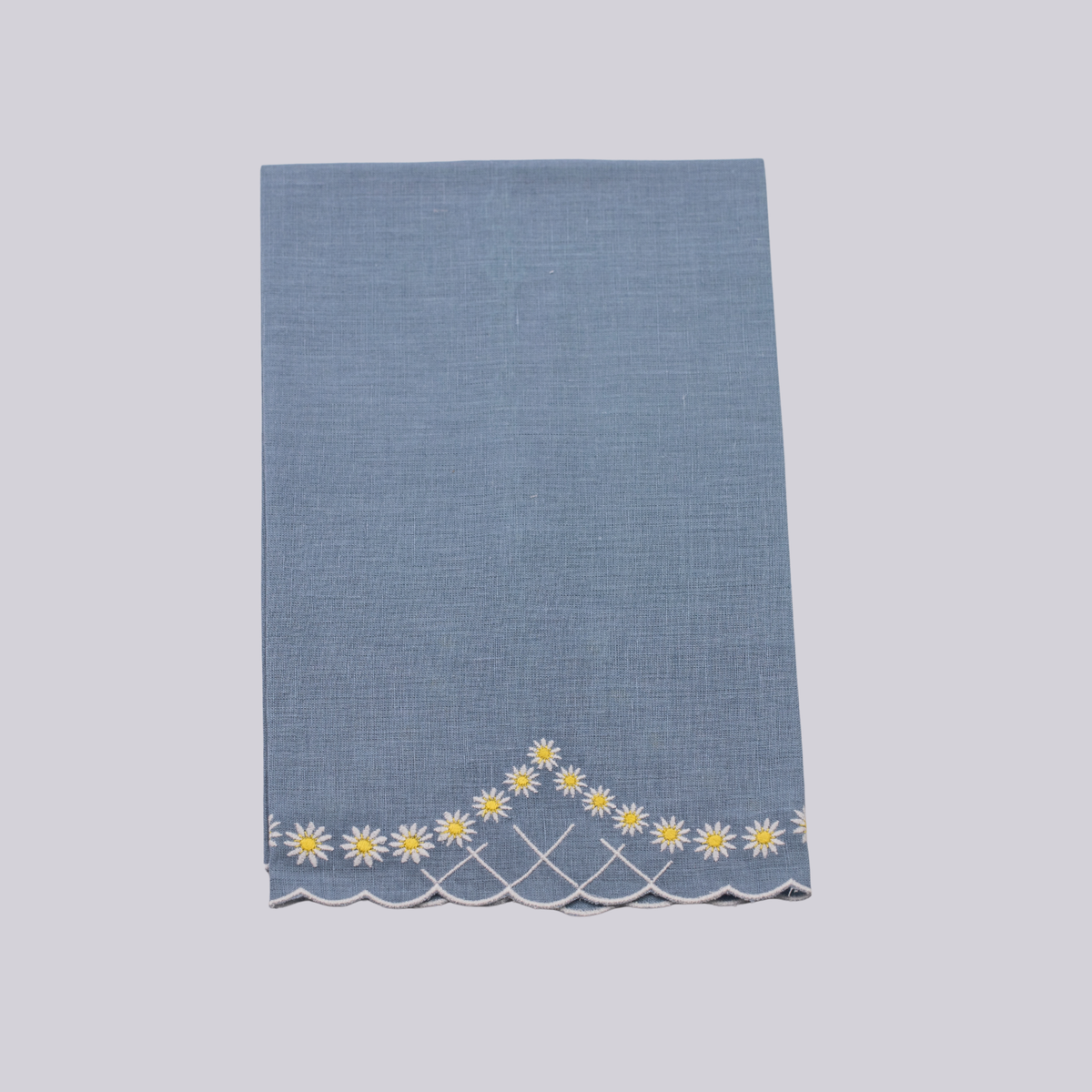 Daisy Guest Towel in Blue