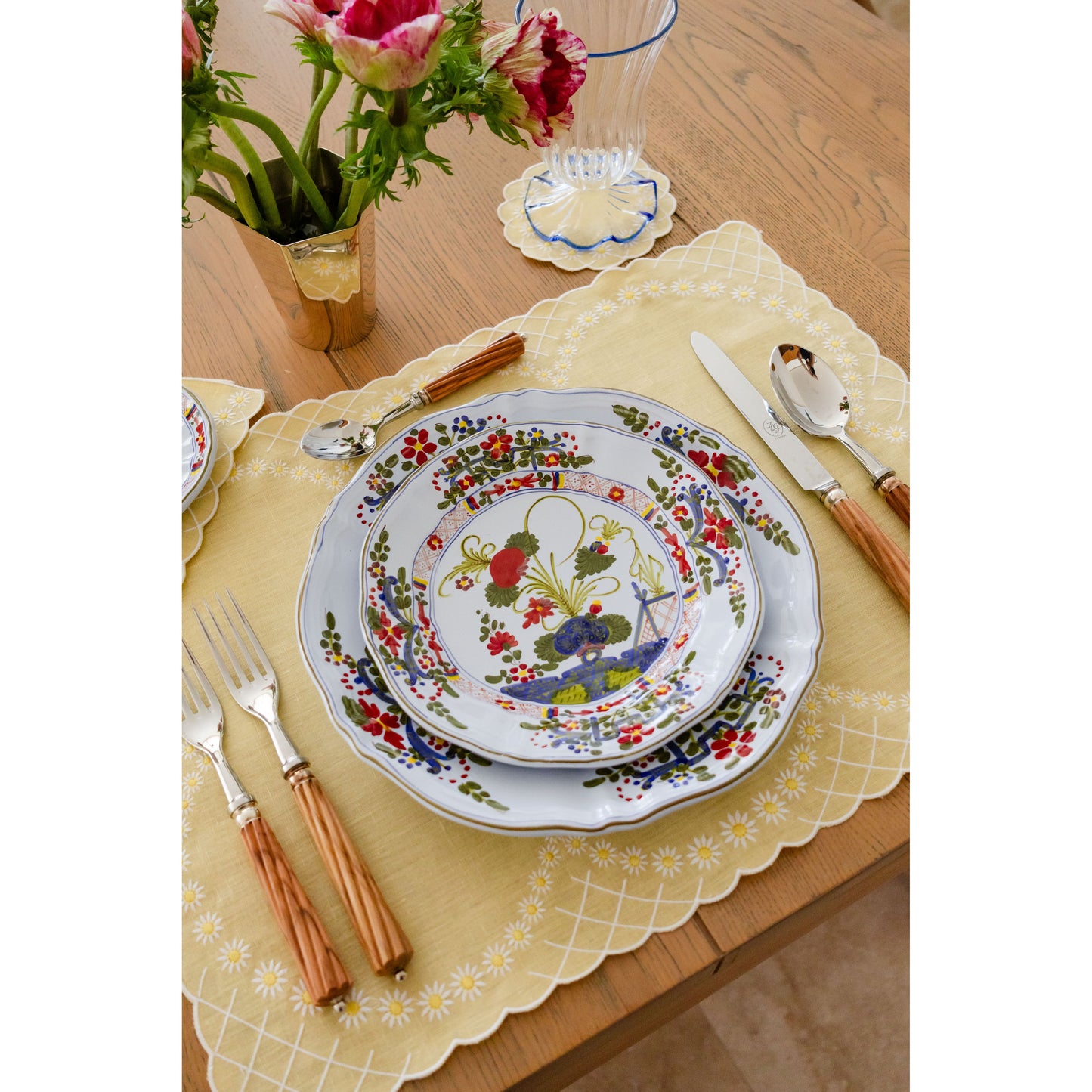 Daisy Placemat in Yellow