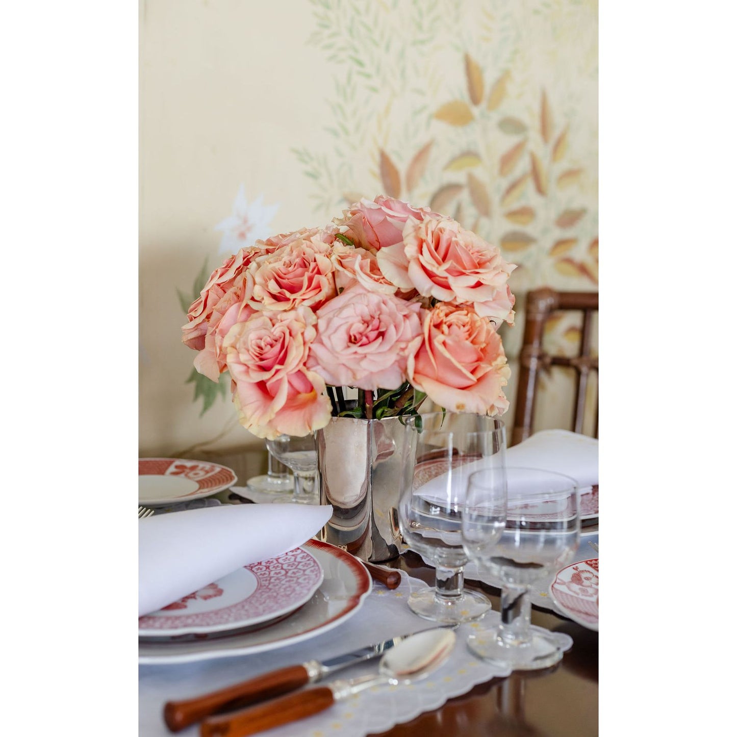 Daisy Placemat in White