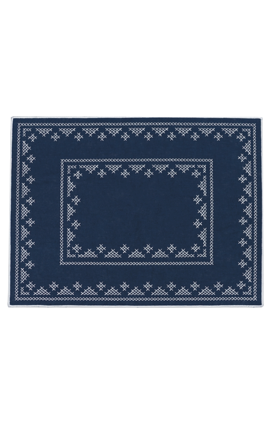 Pedralbes Placemats in Navy – Set of 4
