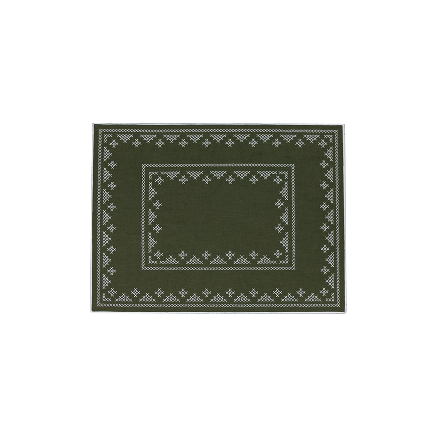 Pedralbes Placemats in Olive – Set of 4