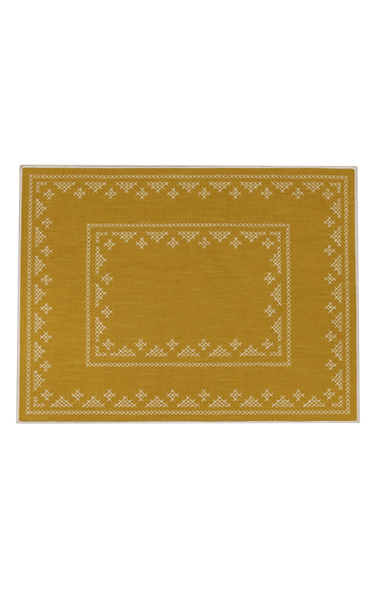 Pedralbes Placemats in Marigold – Set of 4