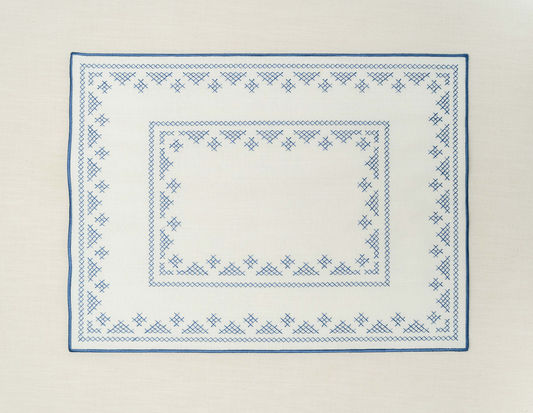 Pedralbes Placemat in Navy