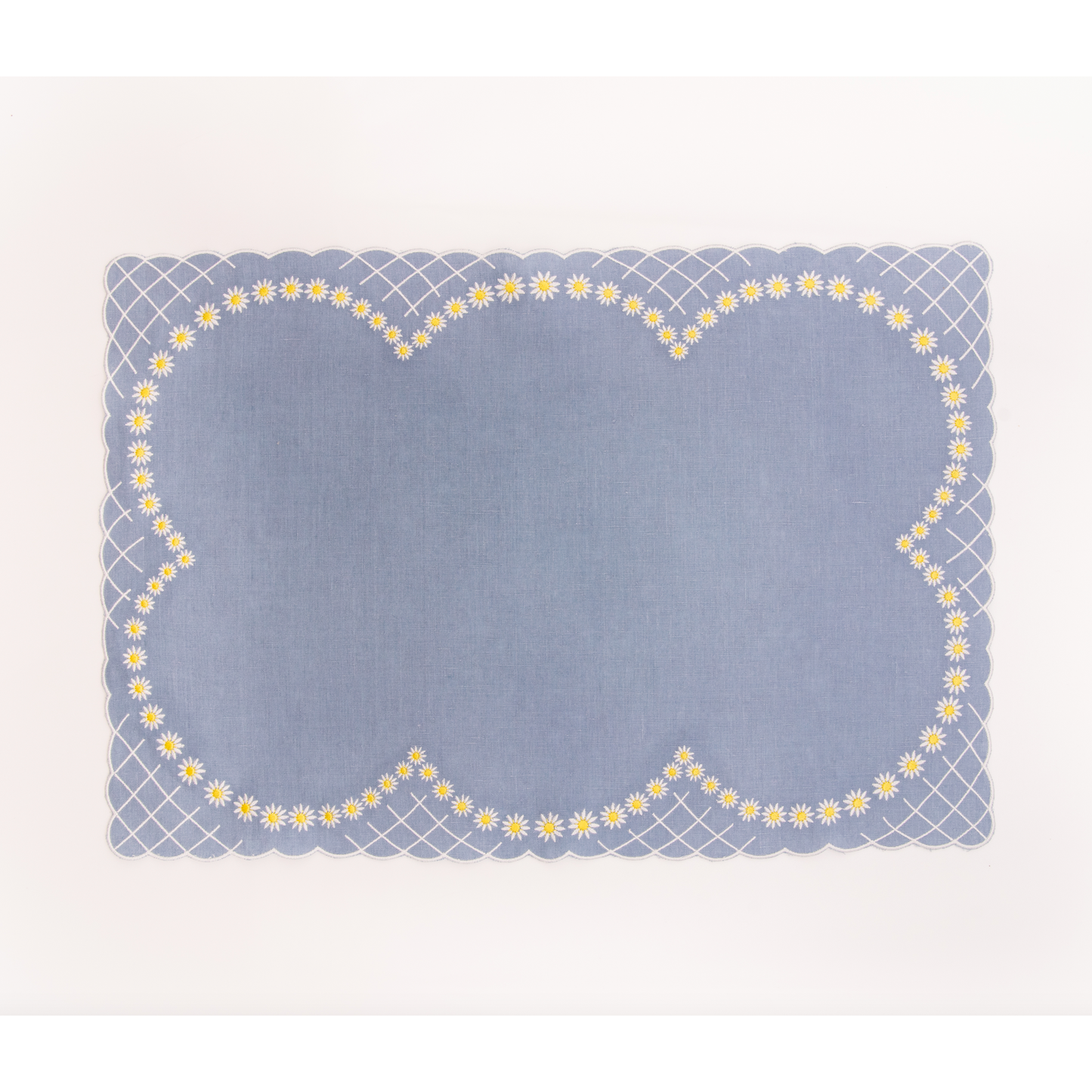 Daisy Placemat in Blue