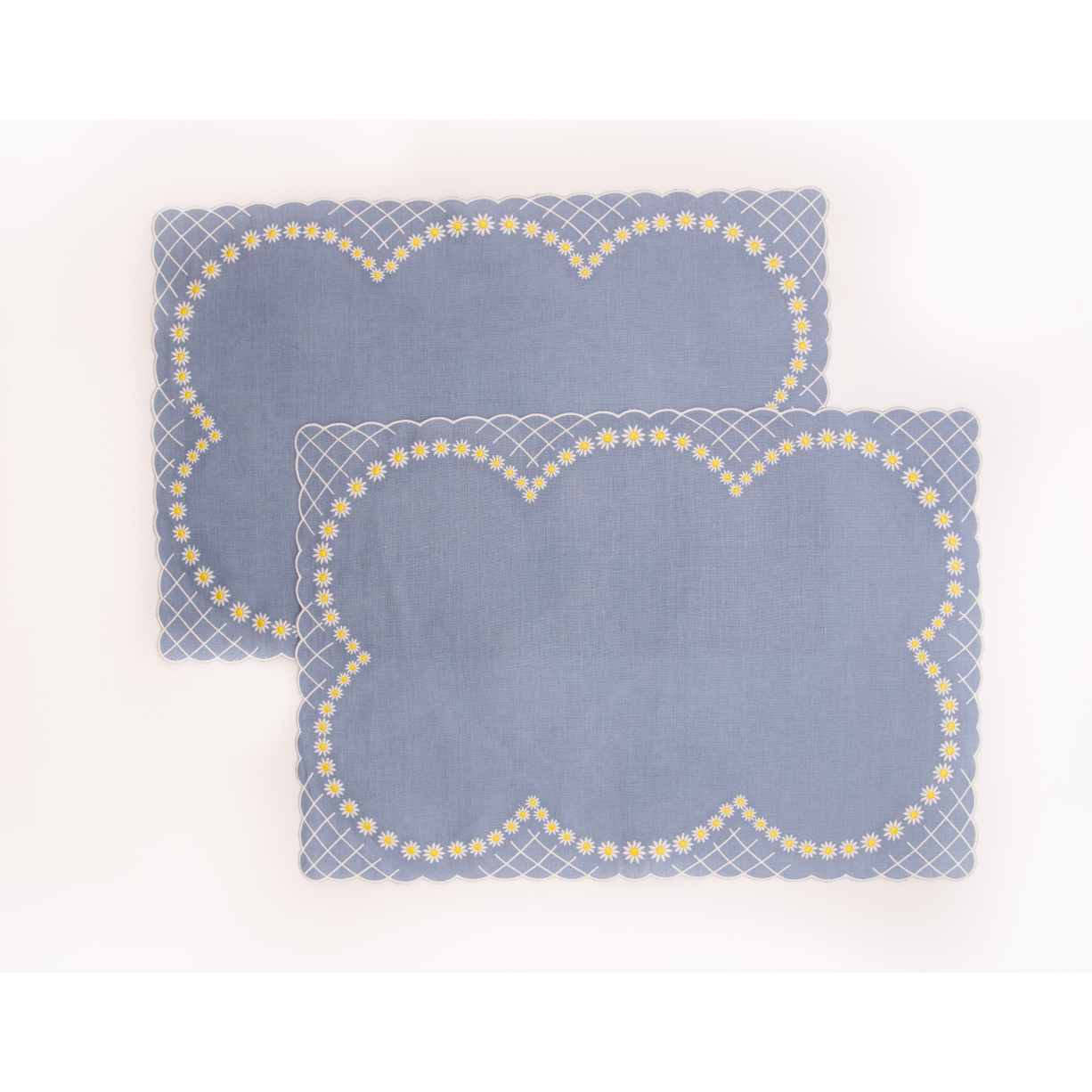 Daisy Placemat in Blue