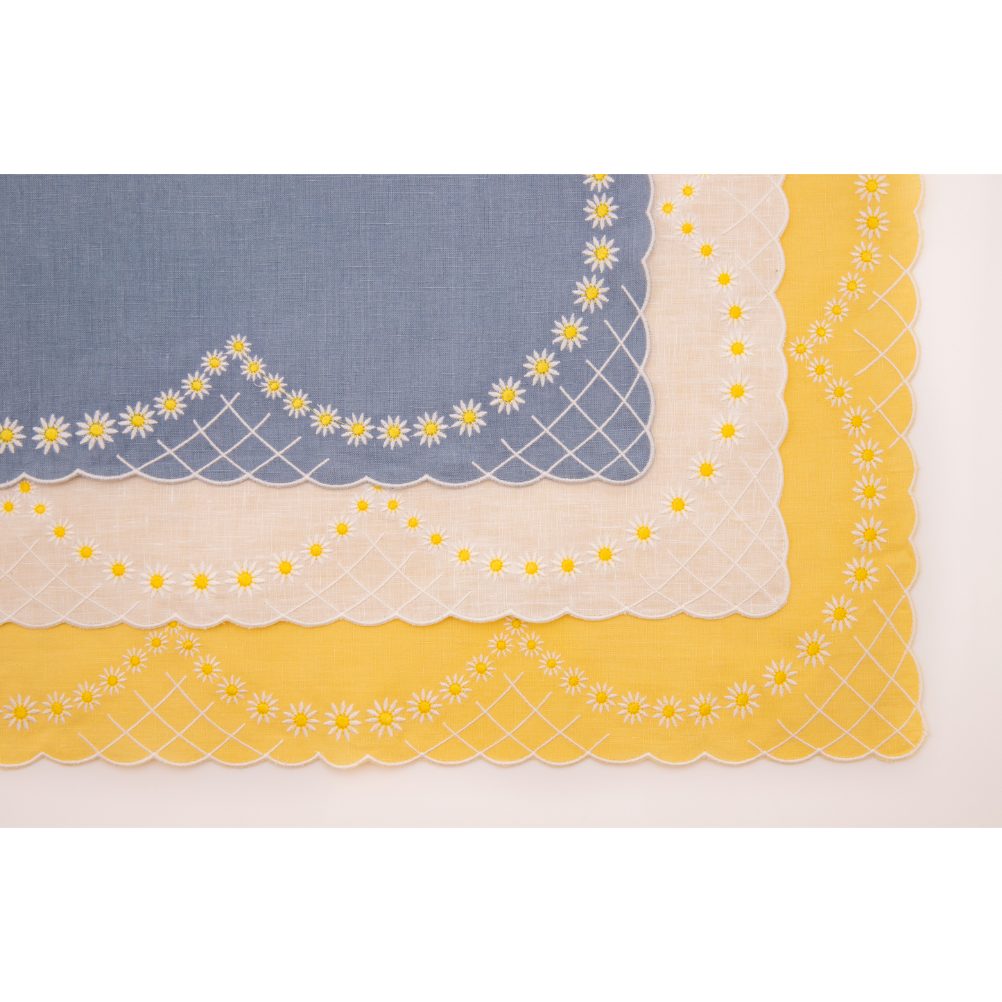 Daisy Placemat in White