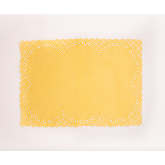 Daisy Placemat in Yellow