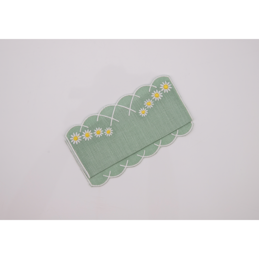 Daisy Aperitivo Napkin in Celadon, Set of 4