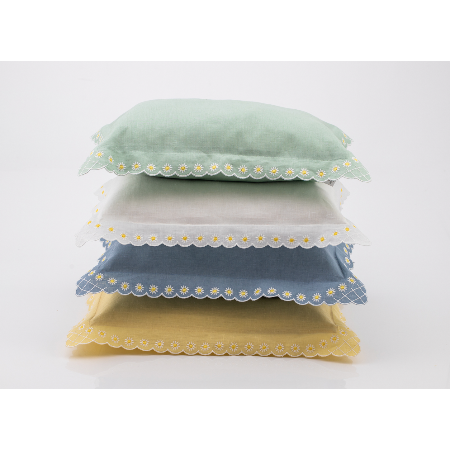 Daisy Boudoir Sham in Celadon
