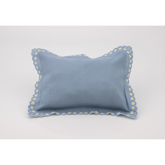 Daisy Boudoir Sham in Blue