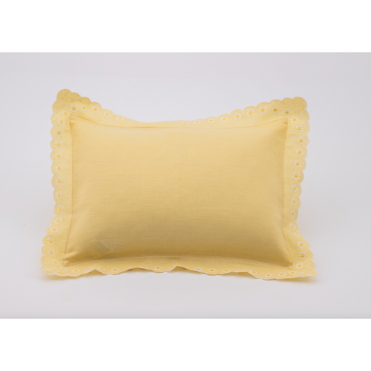 Daisy Boudoir Sham in Yellow