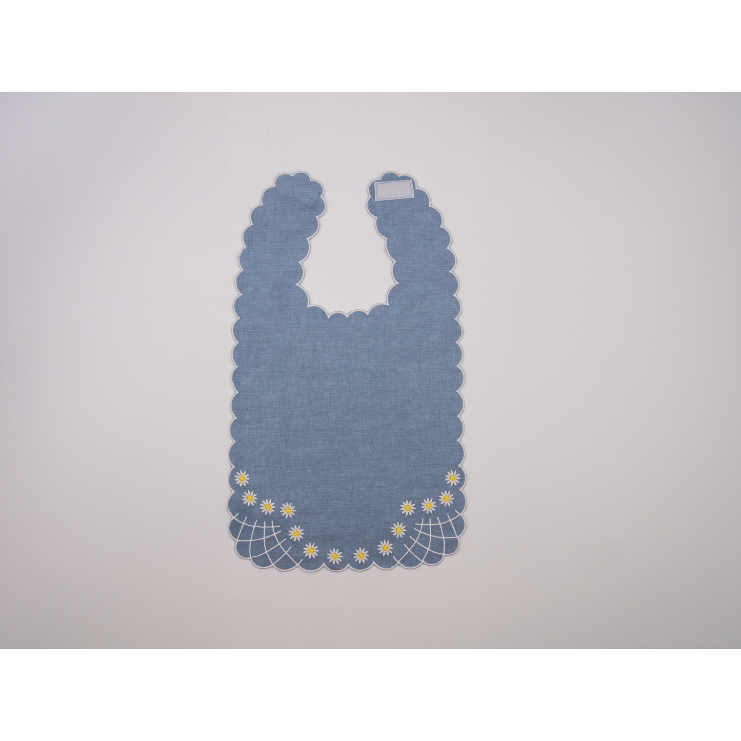 Daisy Bib in Blue