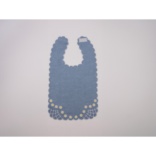 Daisy Bib in Blue