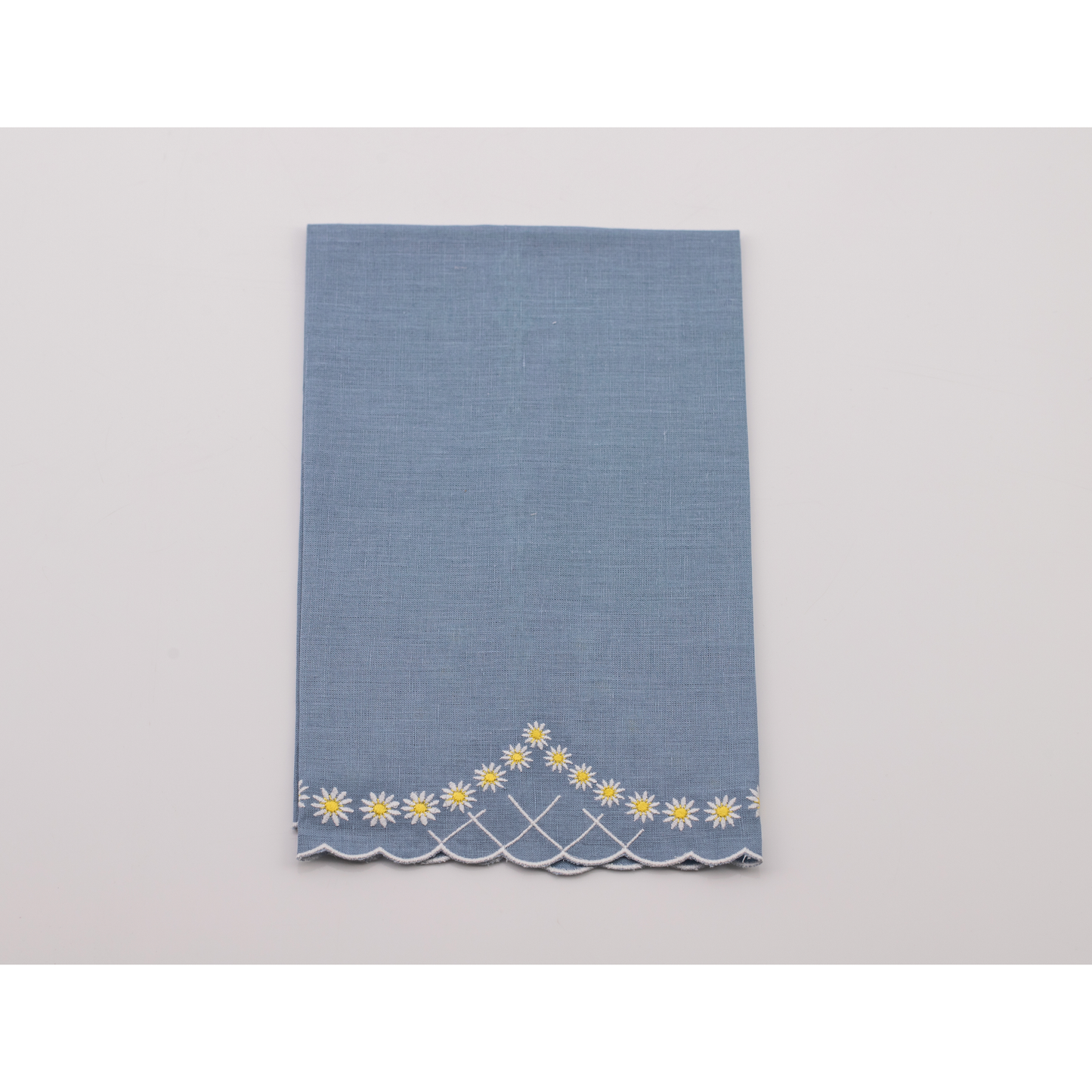 Daisy Guest Towel in Blue