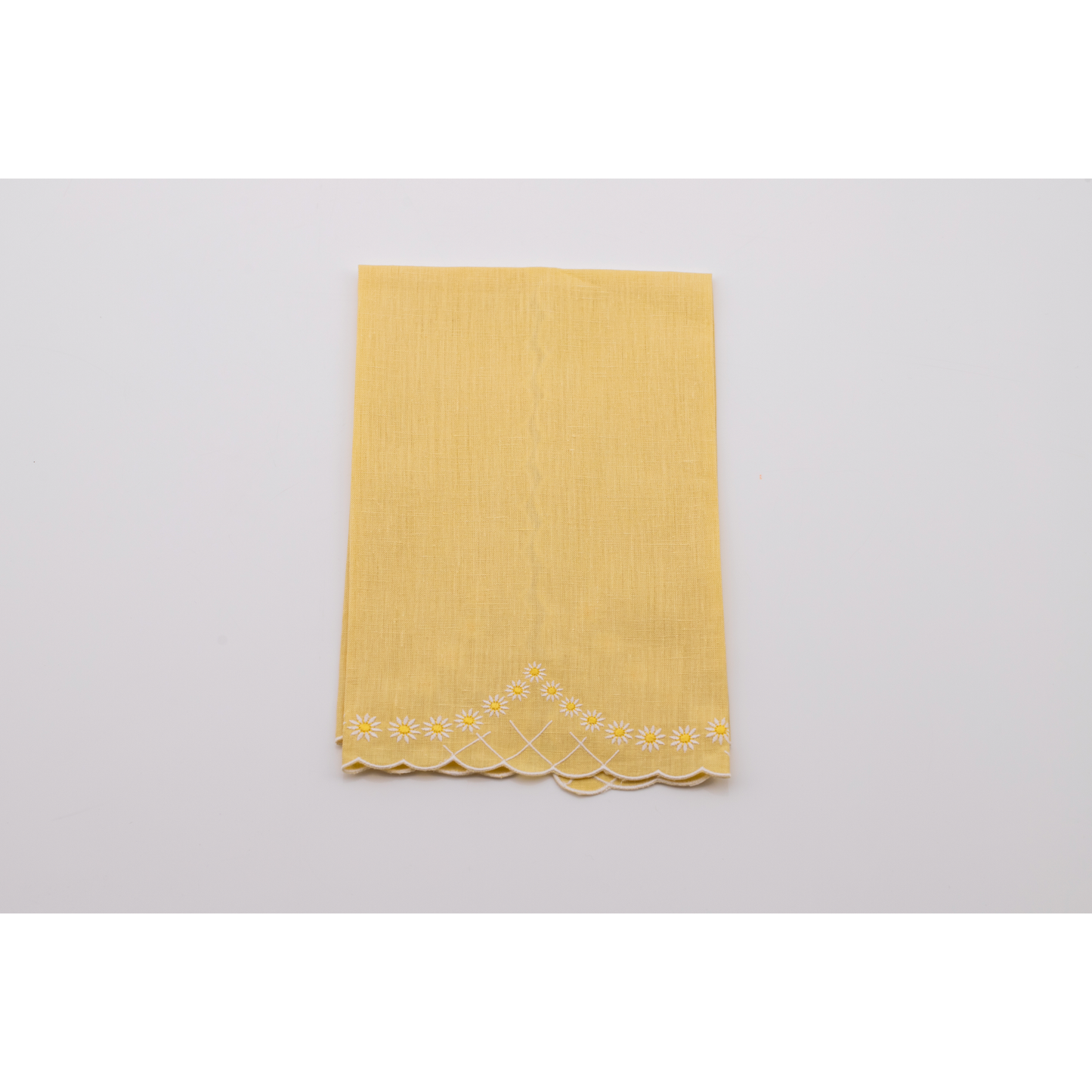 Daisy Guest Towel in Yellow