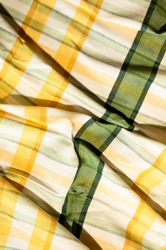 Multicolor Plaid Fabric